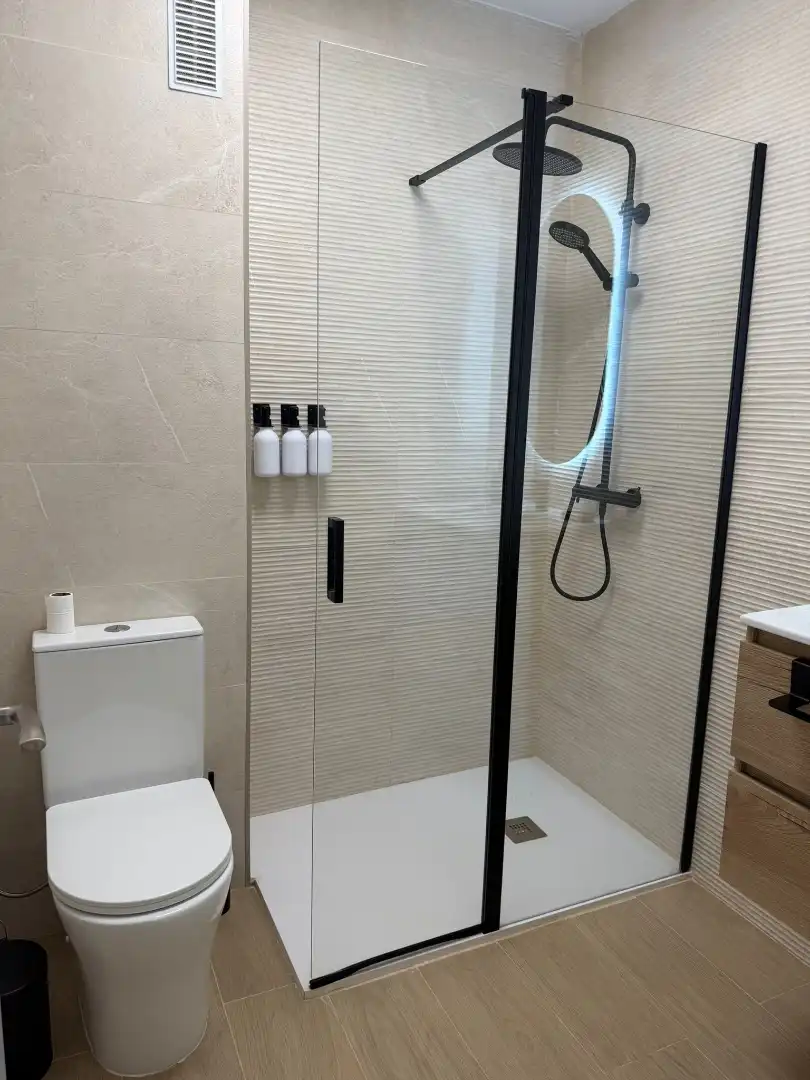 Bathroom of Flat for sale in Punta Umbría  with Air Conditioner, Heating and Parquet flooring