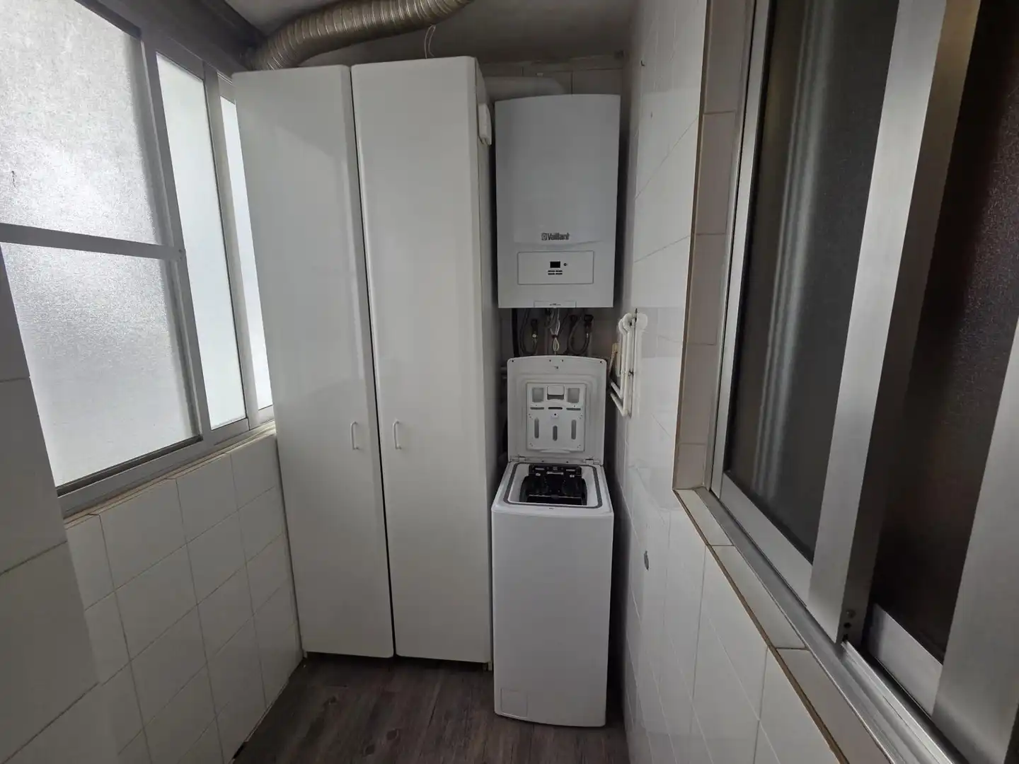 Küche von Wohnung zum Verkauf in Sagunto / Sagunt mit Klimaanlage, Heizung und Terrasse