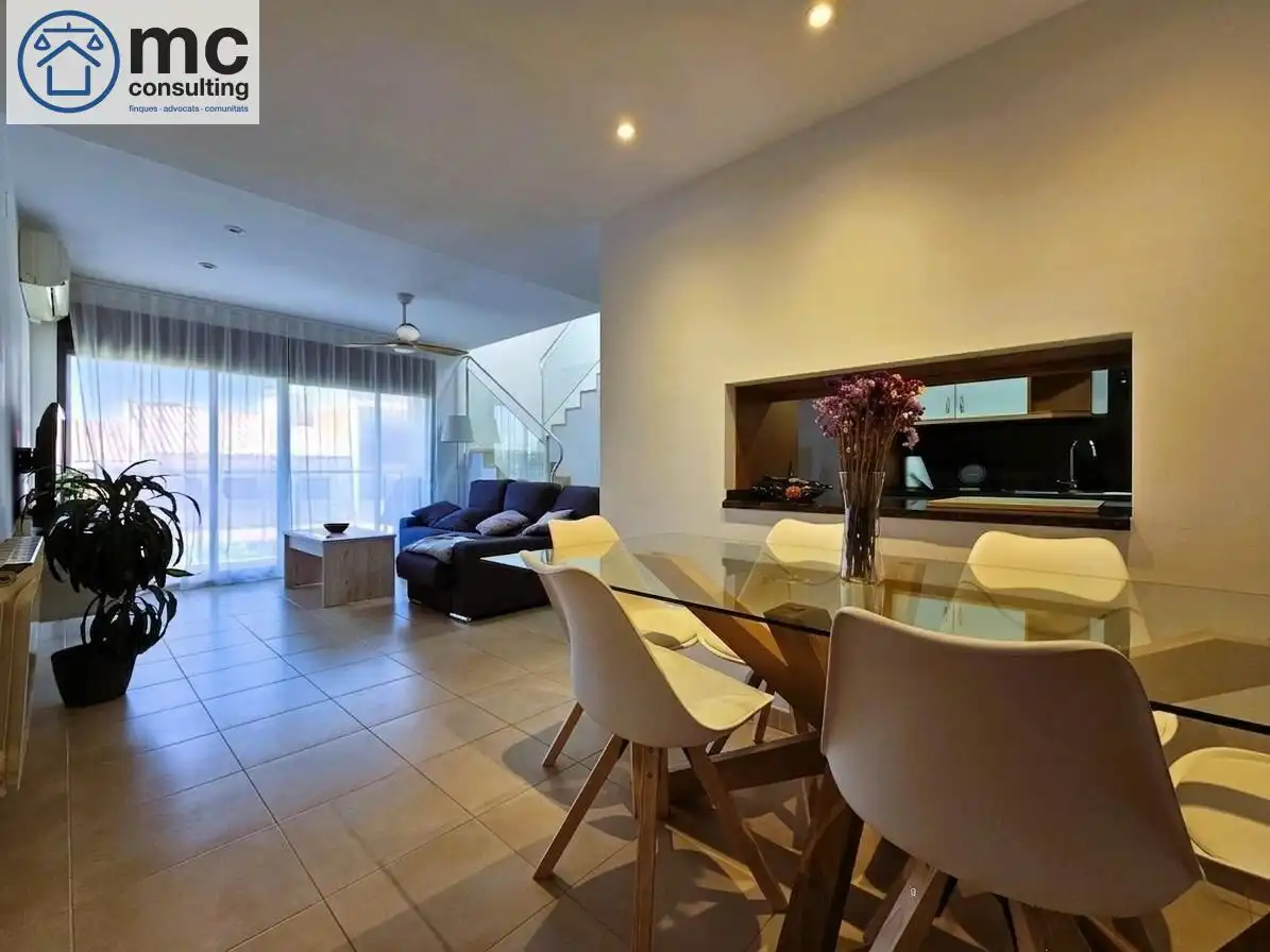 Wohnzimmer von Maisonette zum Verkauf in La Garriga mit Klimaanlage, Heizung und Terrasse