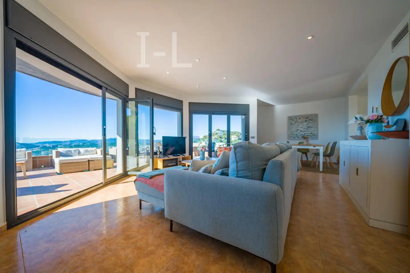 Sala d'estar de Casa o xalet en venda en Lloret de Mar amb Calefacció, Terrassa i Piscina