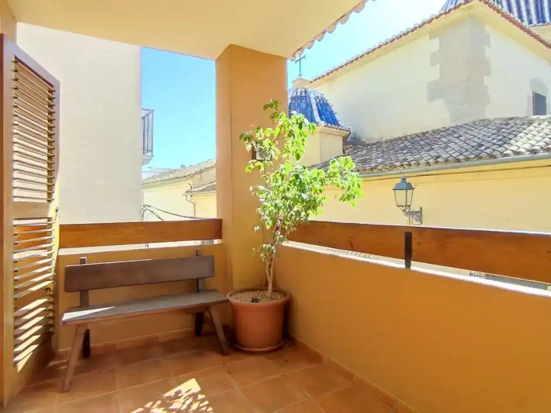 Terrasse von Wohnung zum Verkauf in Tavernes de la Valldigna mit Klimaanlage und Balkon