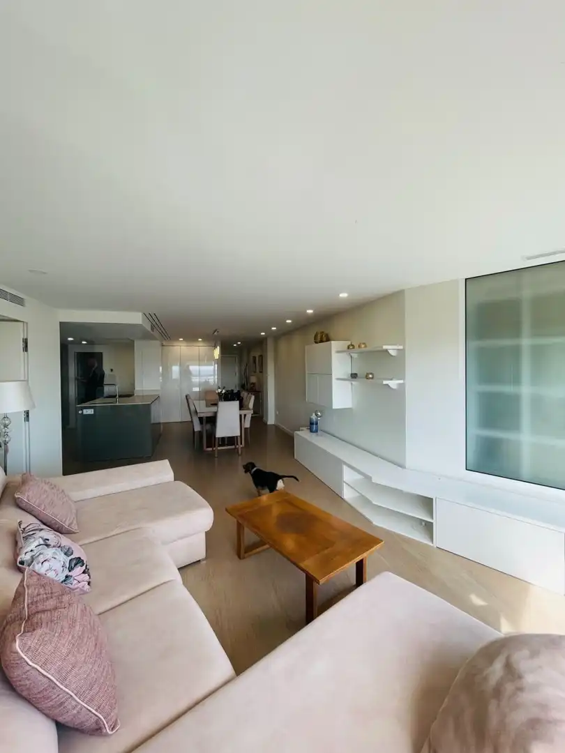 Sala de estar de Piso de alquiler en Alicante / Alacant con Aire acondicionado, Calefacción y Parquet