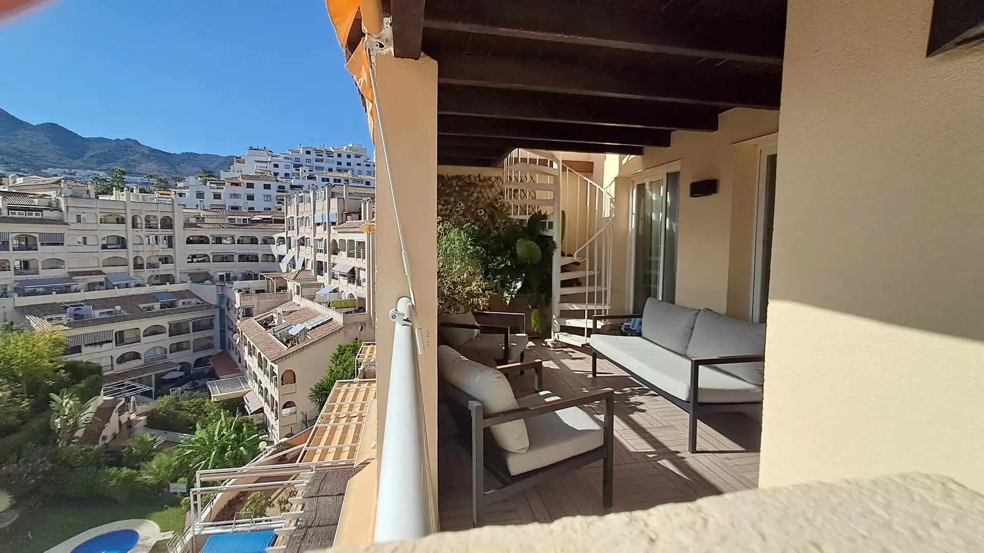 Terrassa de Dúplex en venda en Benalmádena amb Aire condicionat, Parquet i Terrassa