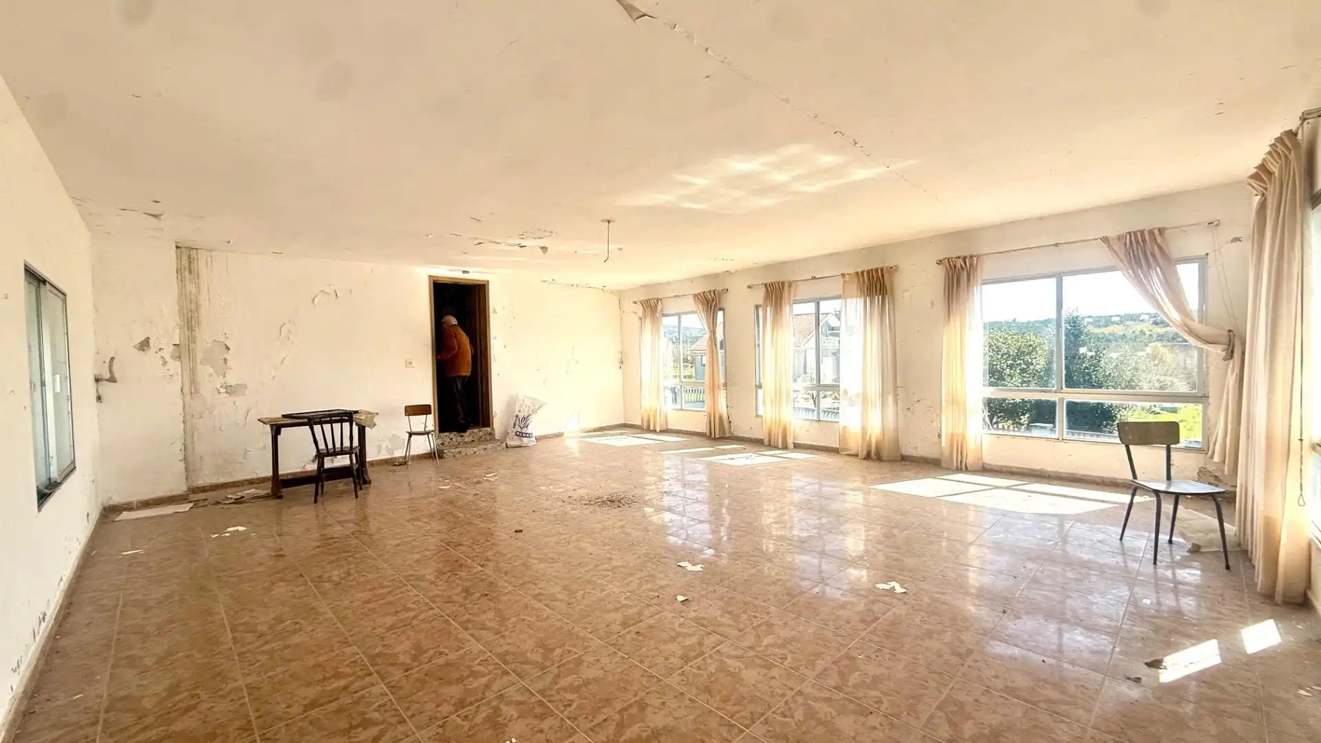 Sala de estar de Casa o chalet en venta en Piñor con Jardín privado, Terraza y Amueblado