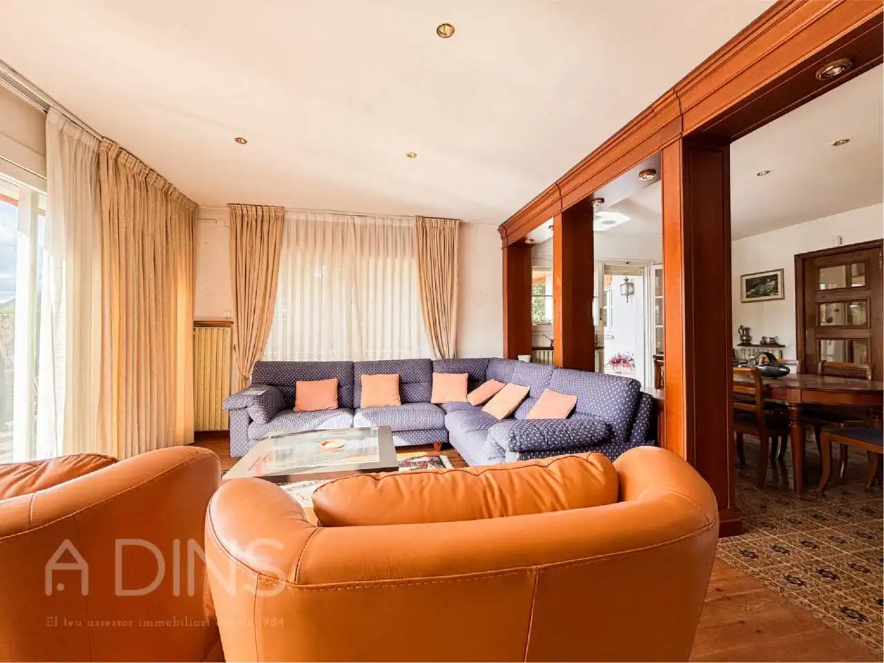 Sala de estar de Casa o chalet en venta en Sant Feliu de Codines con Calefacción y Jardín privado