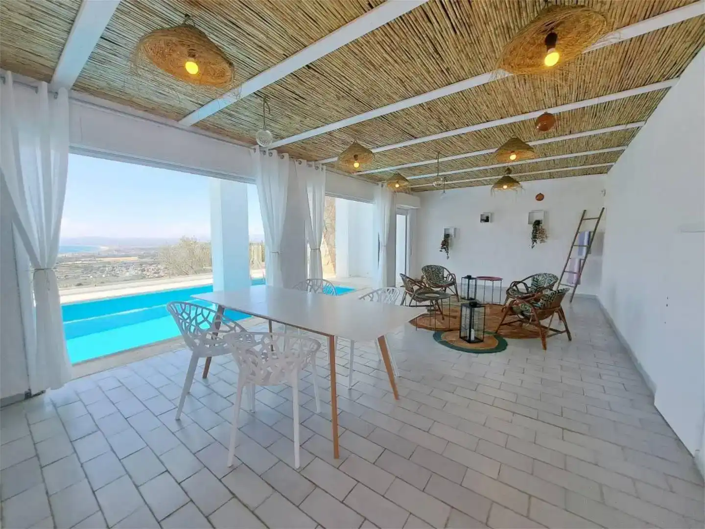 Terrassa de Casa o xalet de lloguer en Roses amb Aire condicionat i Piscina