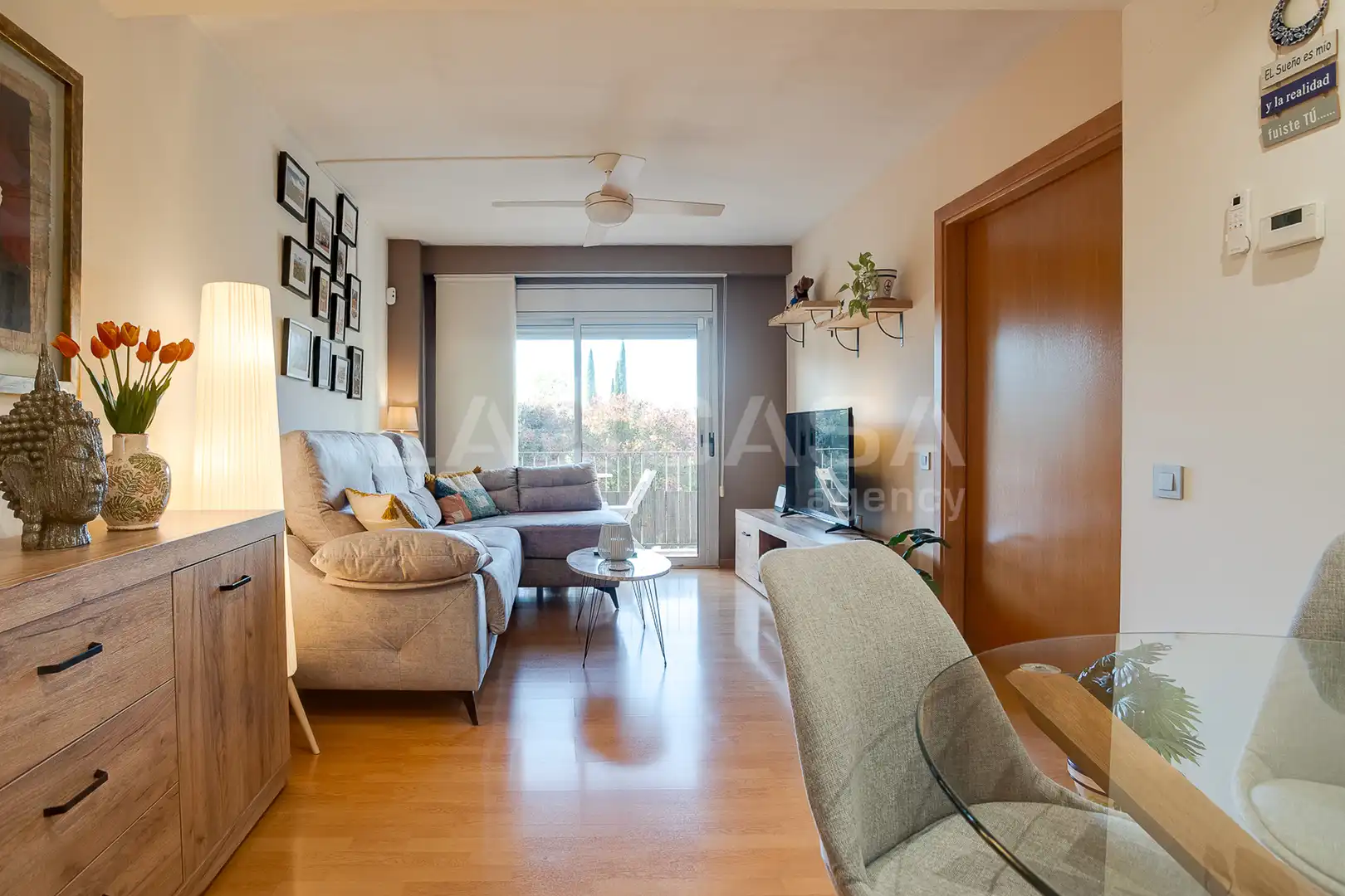 Sala de estar de Piso en venta en Can Bassa