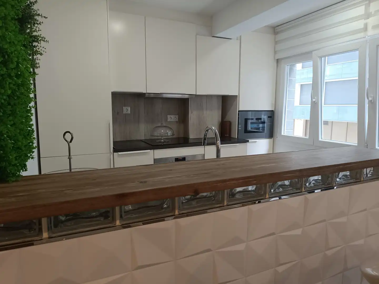 Kitchen of Flat for rent in Gijón   with Heating and Furnished