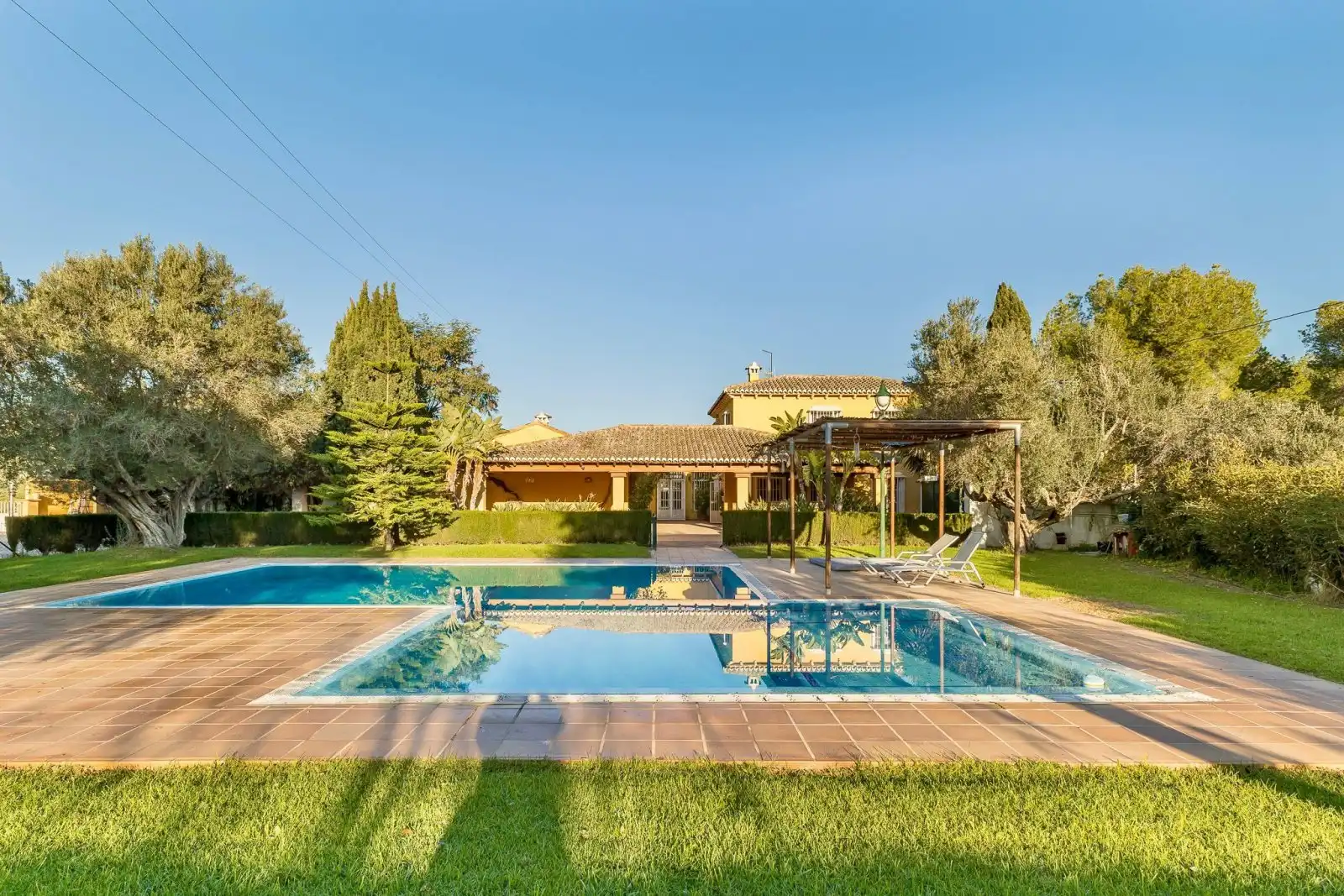 Swimming pool of Residential for sale in Bétera