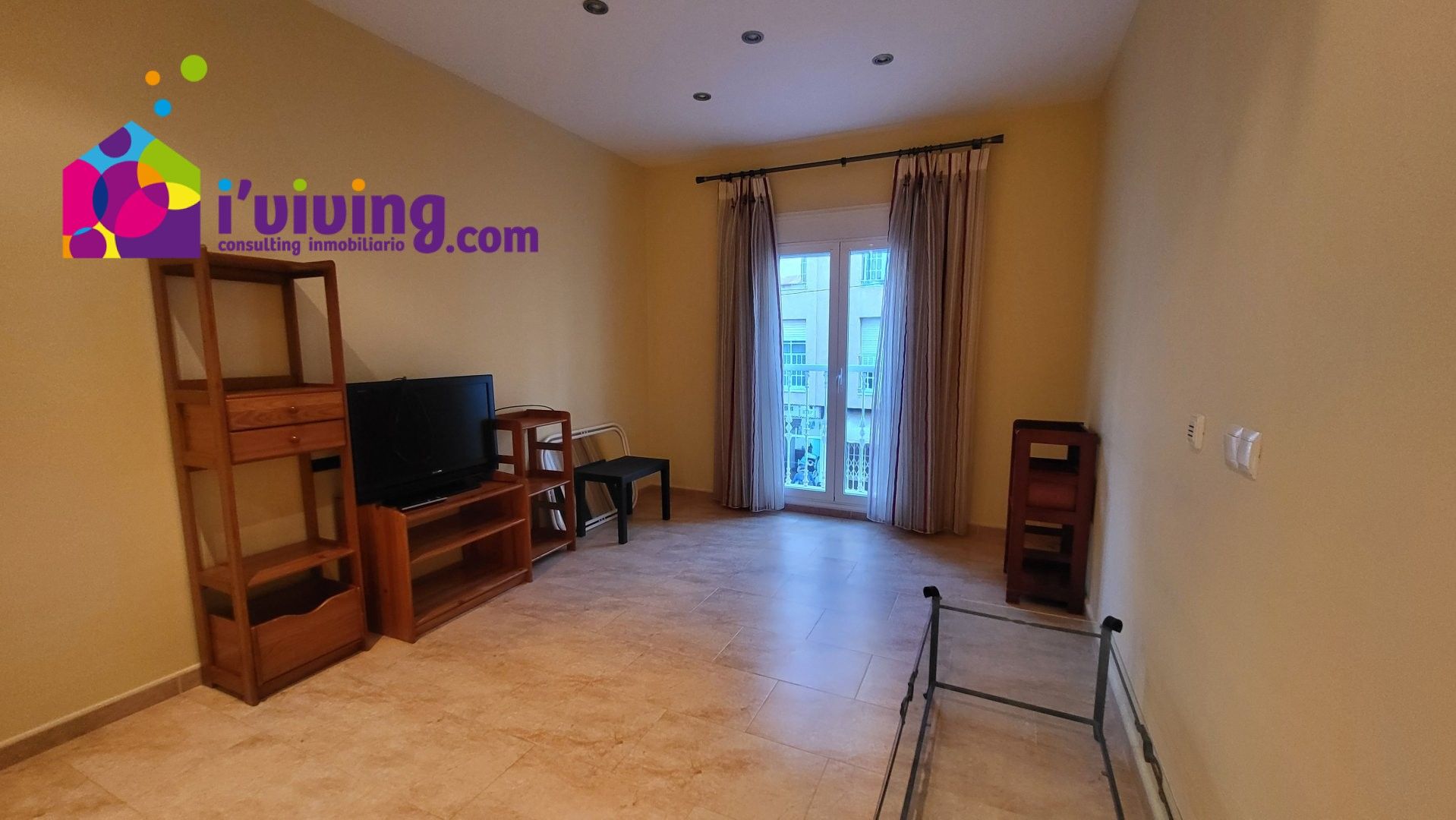Living room of Flat to rent in Garrucha  with Air Conditioner