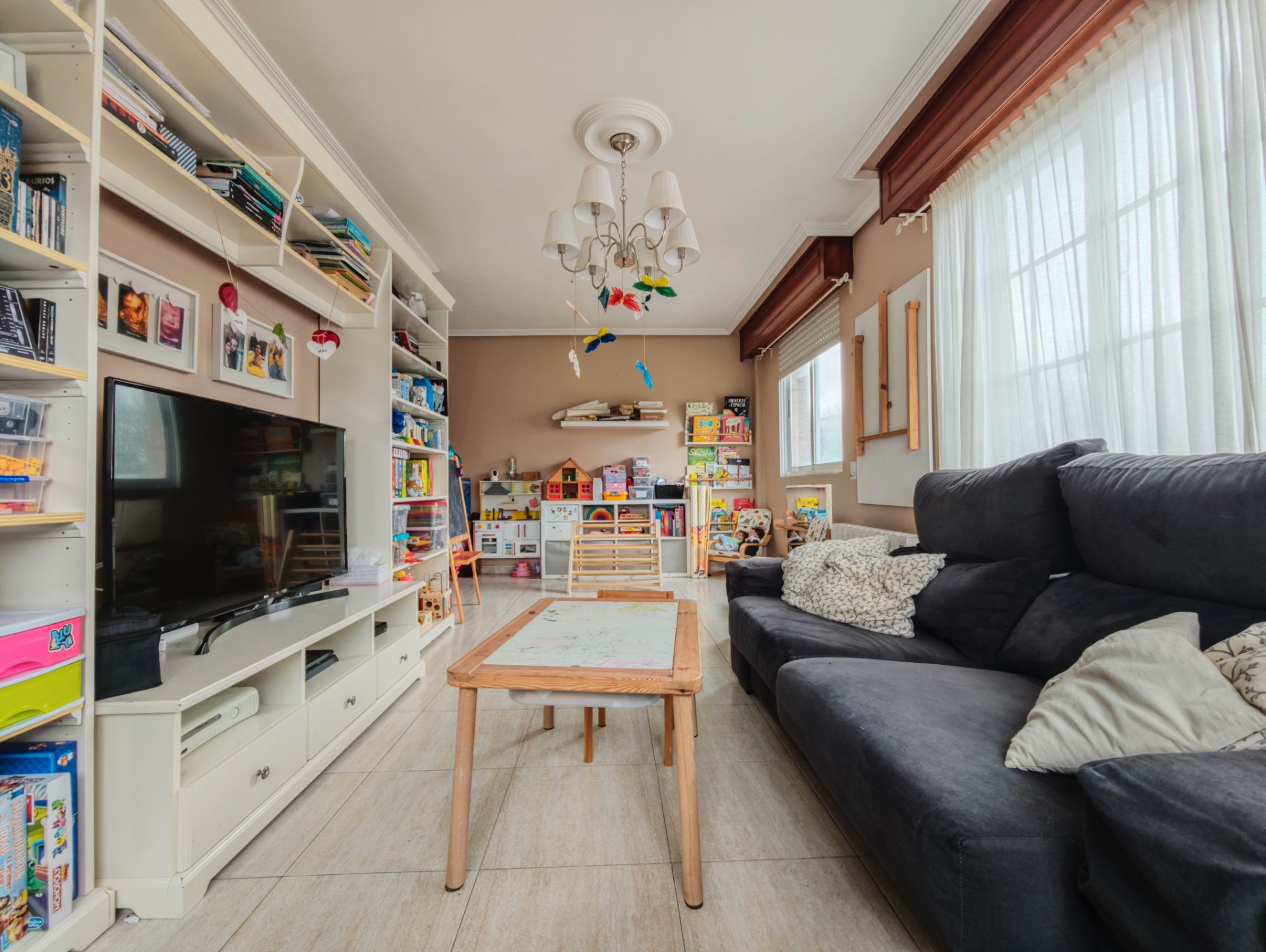 Living room of Flat for sale in Ferrol  with Heating, Storage room and Balcony