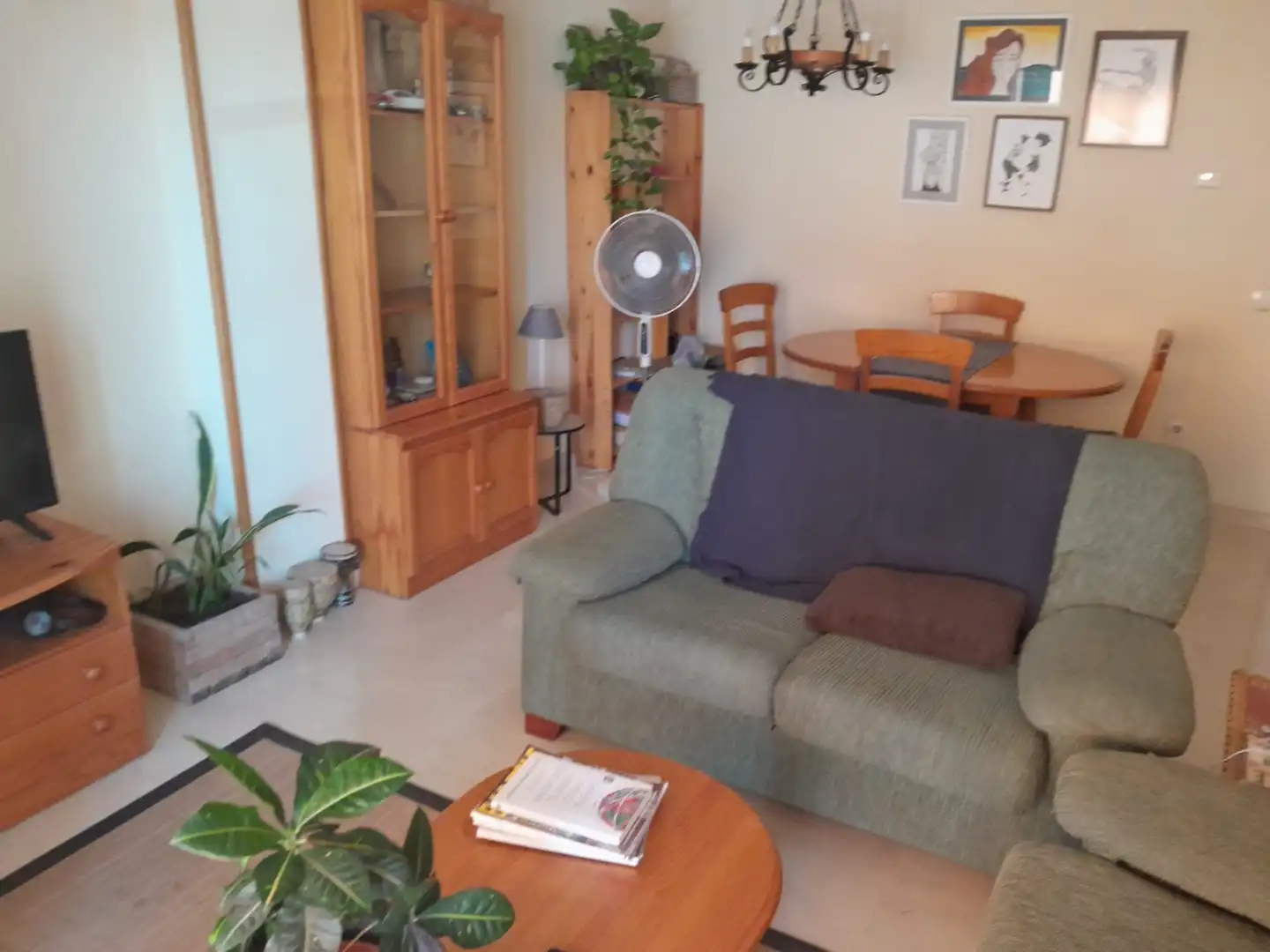 Wohnzimmer von Wohnung zur Miete in Dénia mit Terrasse und Möbliert