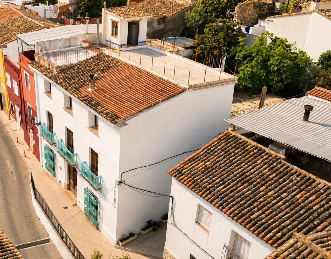 Vista exterior de Casa adosada en venda en Palma de Gandia amb Aire condicionat, Calefacció i Terrassa