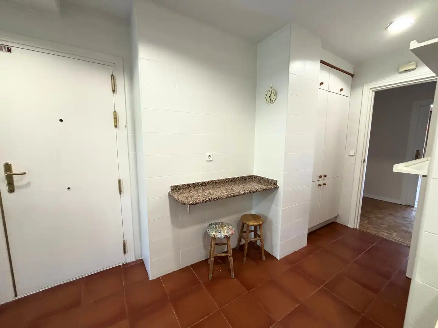 Cuina de Pis de lloguer en Madrid amb Jardí privat, Parquet i Terrassa
