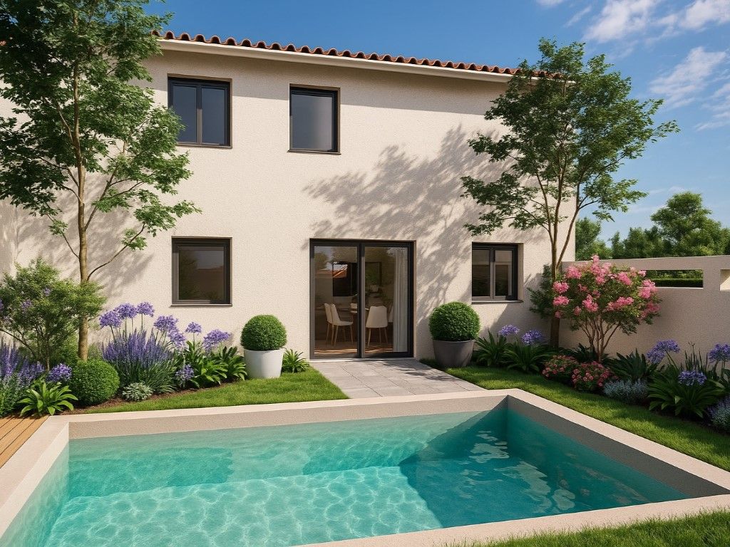 Swimming pool of House or chalet for sale in Pacs del Penedès  with Heating, Private garden and Terrace