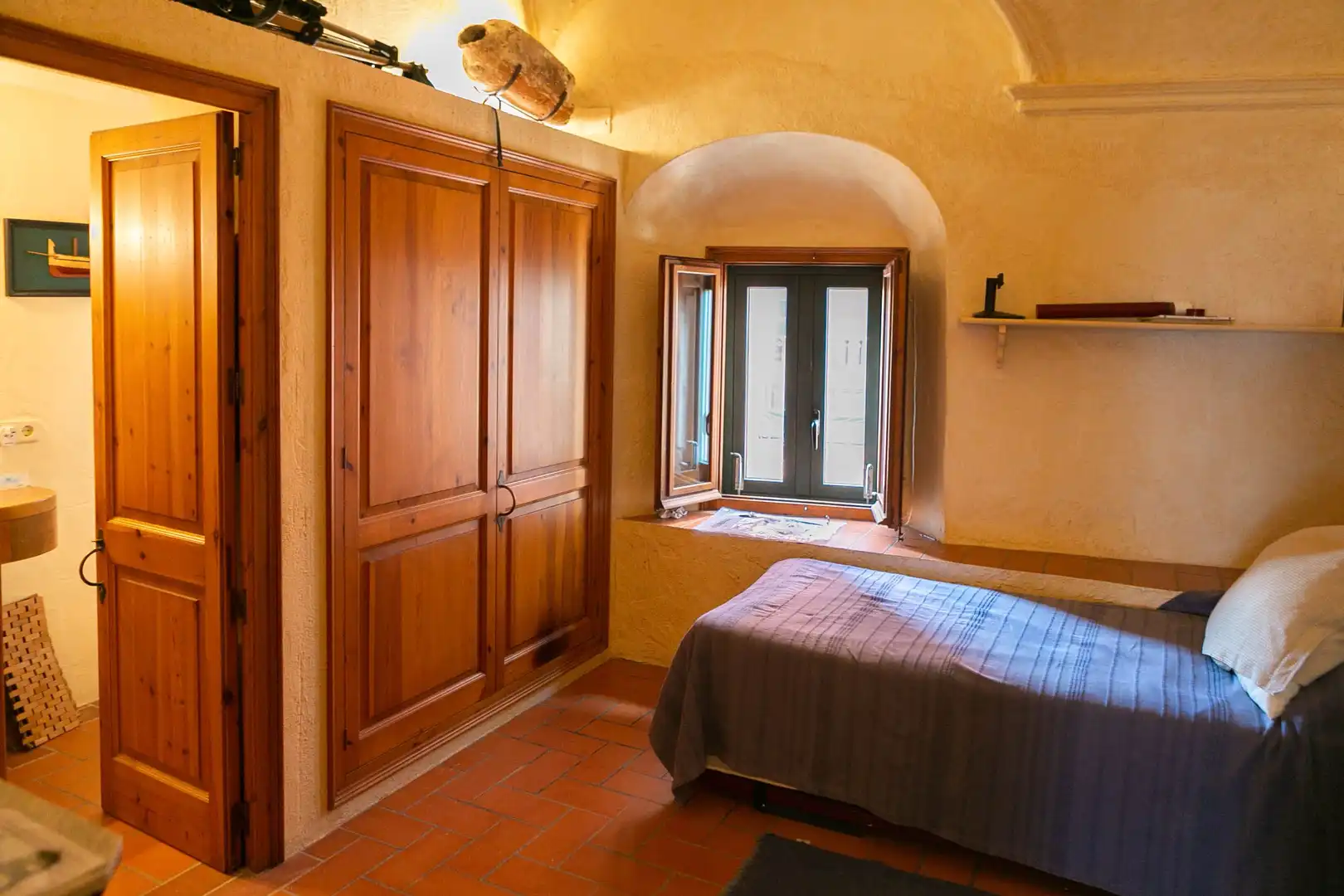Bedroom of Detached homes for sale in Begur  with Air Conditioner, Heating and Terrace