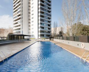 Swimming pool of Flat to rent in  Barcelona Capital  with Heating and Community pool