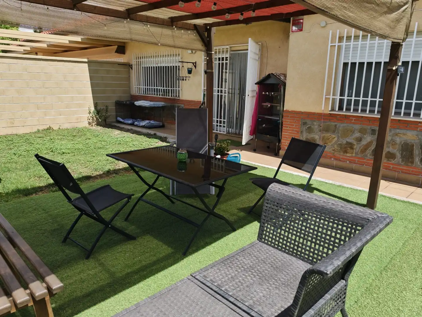 Terraza de Casa o chalet en venta en Novés con Aire acondicionado, Calefacción y Jardín privado
