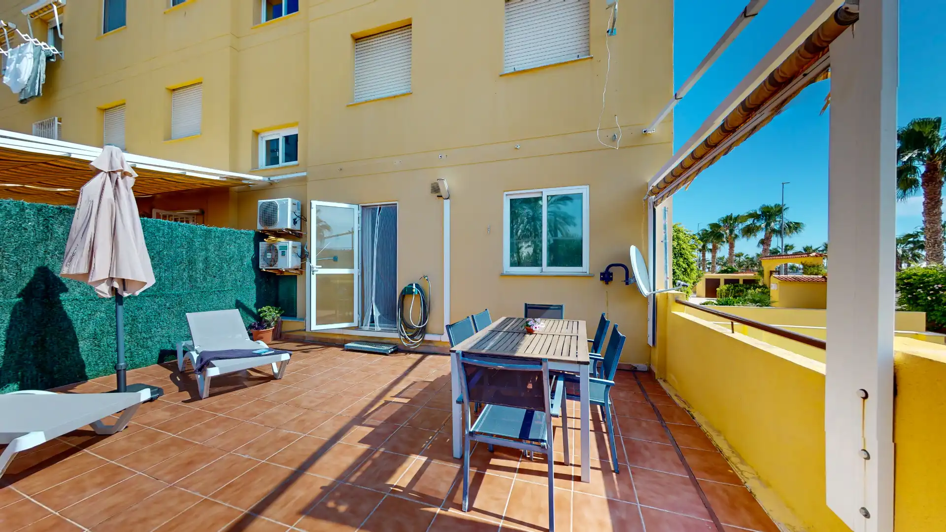 Terraza de Apartamento de alquiler en Dénia con Aire acondicionado, Calefacción y Terraza