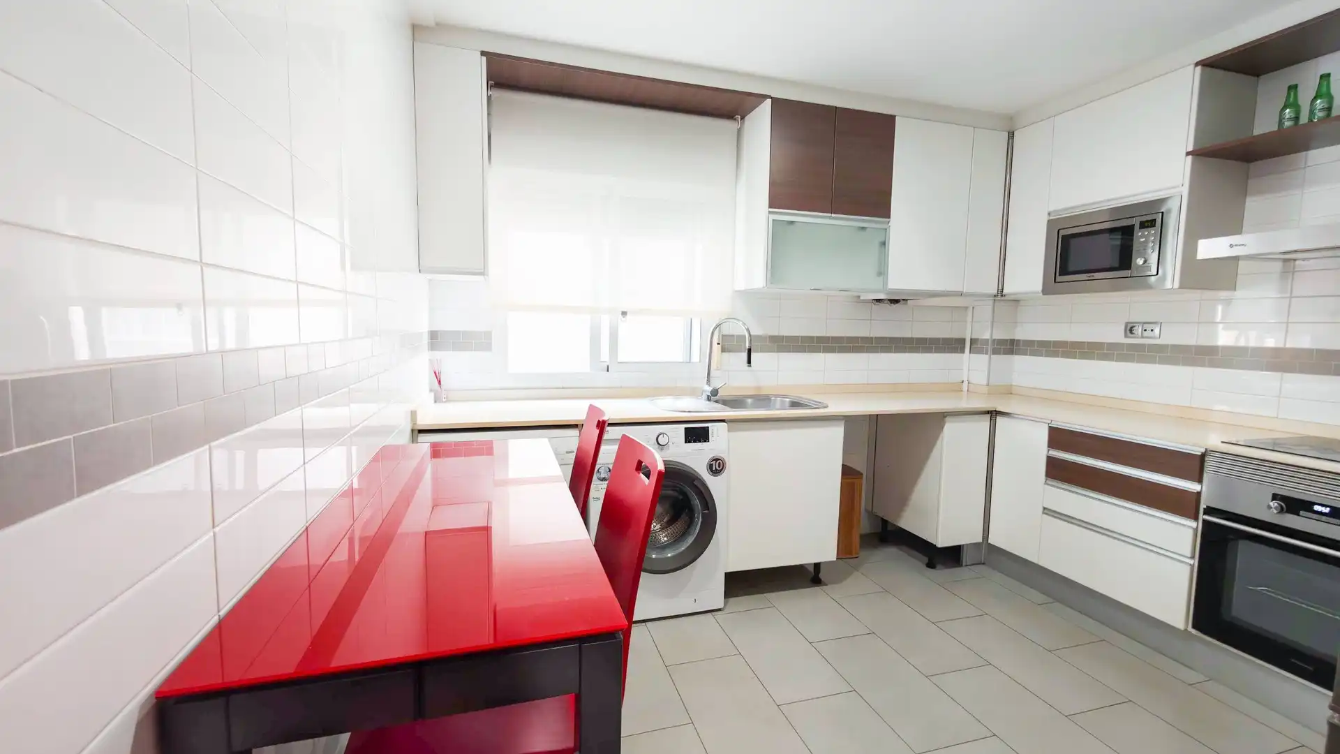Cocina de Piso de alquiler en Elche / Elx con Aire acondicionado, Trastero y Amueblado