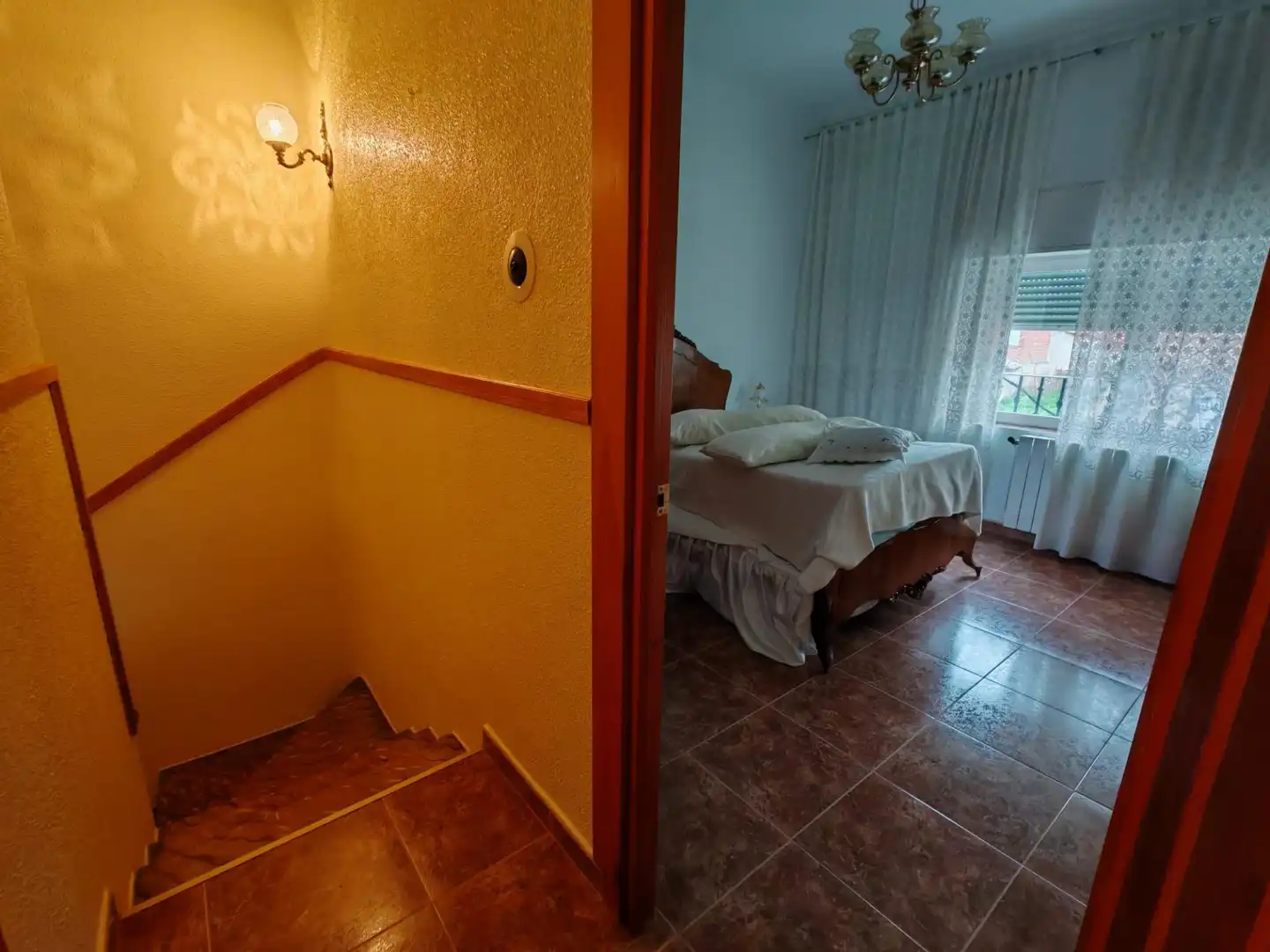 Bedroom of Flat for sale in Alcabón  with Heating, Terrace and Furnished