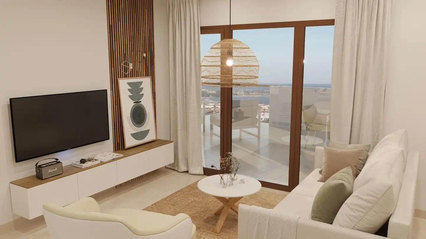 Living room of Ground floor for sale in Vera  with Air Conditioner, Terrace and Furnished