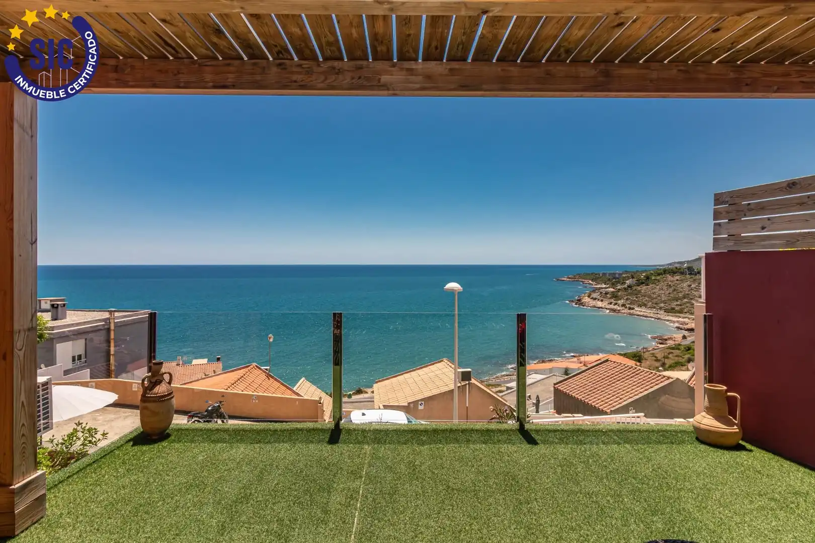 Terrassa de Casa o xalet en venda en Peñíscola / Peníscola amb Aire condicionat, Calefacció i Jardí privat