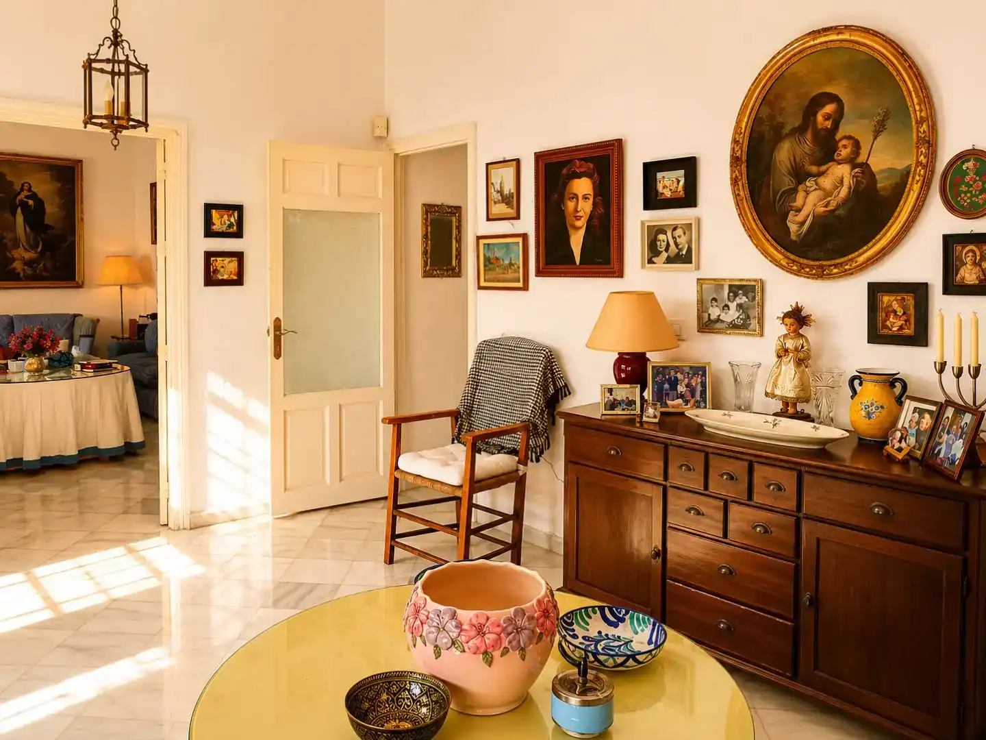 Living room of Flat for sale in Sevilla  with Private garden