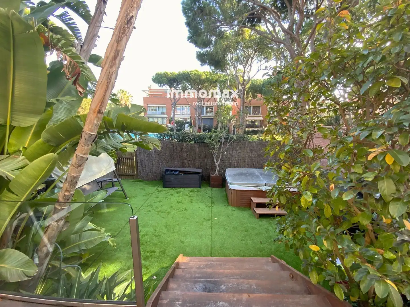 Jardí de Casa adosada de lloguer en Gavà amb Aire condicionat, Calefacció i Piscina