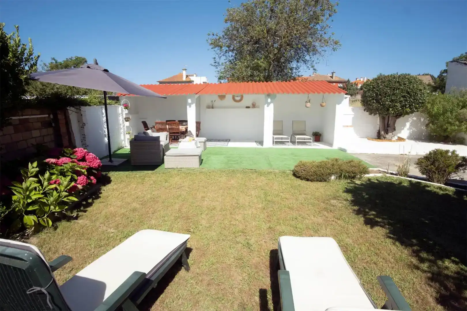 Jardí de Casa o xalet en venda en Vigo  amb Jardí privat, Parquet i Moblat