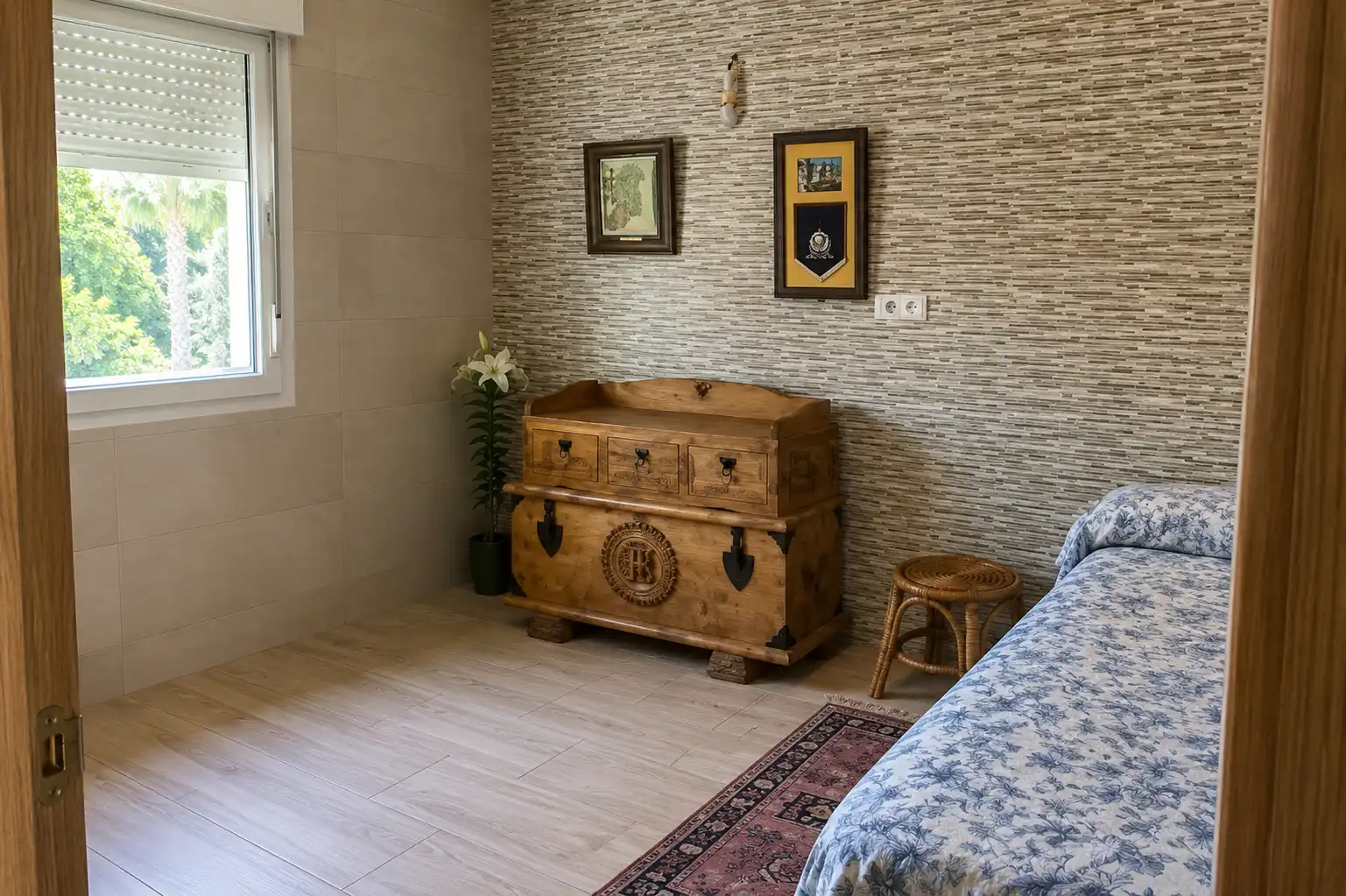 Dormitori de Casa o xalet de lloguer en Santander amb Calefacció, Terrassa i Traster