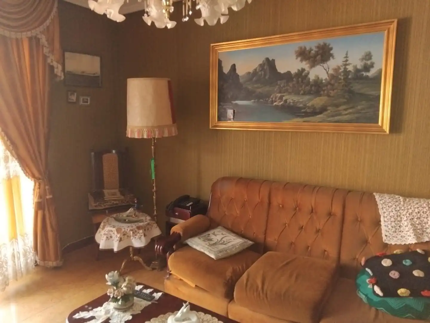 Sala d'estar de Pis en venda en Palencia amb Calefacció, Parquet i Terrassa