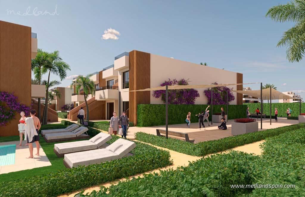 Garten von Wohnungen zum verkauf in Alhama de Murcia mit Terrasse und Gemeinschaftspool