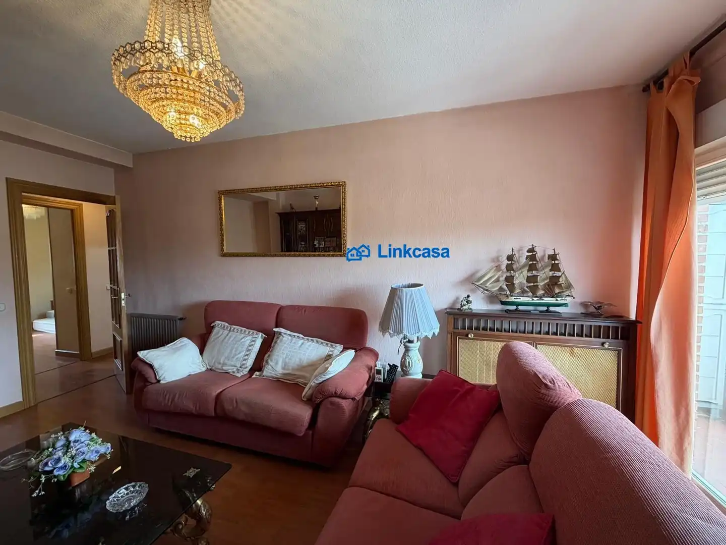 Living room of Flat for sale in Madrid  with Heating, Private garden and Terrace