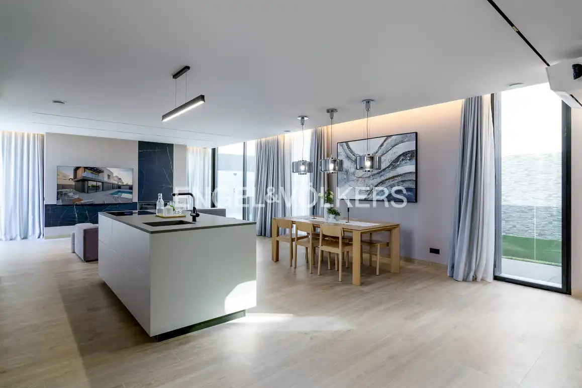 Exterior view of Houses for sale in L'Alfàs del Pi  with Air Conditioner, Private garden and Swimming Pool