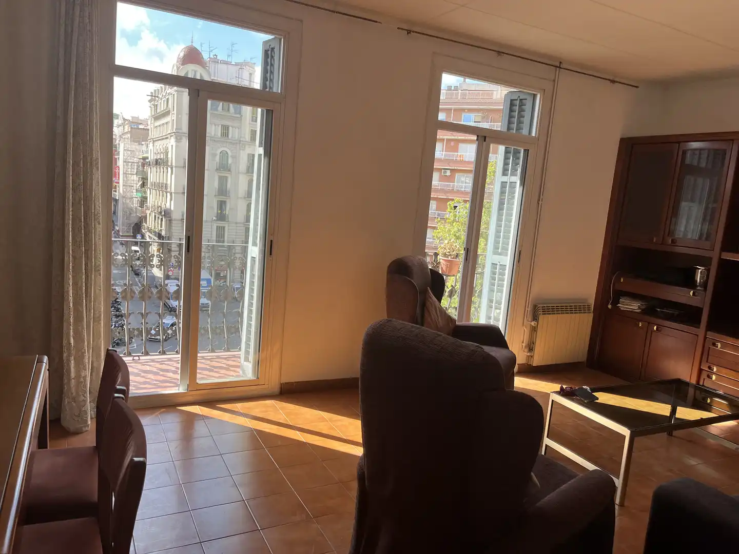 Wohnzimmer von Wohnung zum Verkauf in  Barcelona Capital mit Balkon