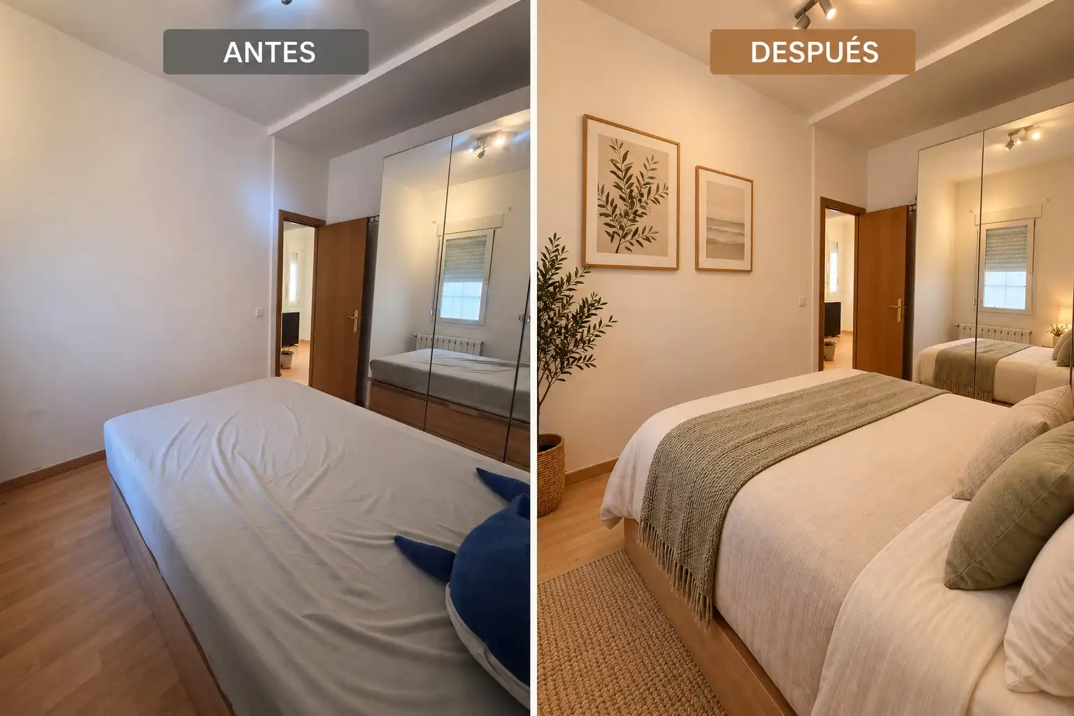 Schlafzimmer von Wohnung zum Verkauf in Madrid mit Klimaanlage, Heizung und Parkett