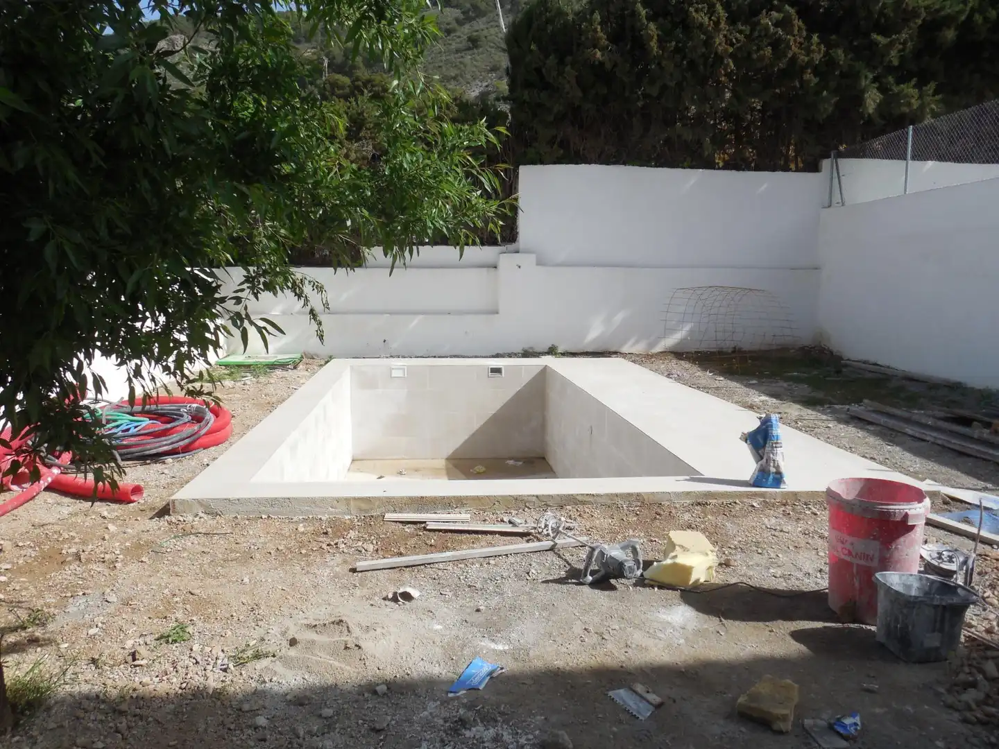 Swimming pool of Detached homes for sale in Padul