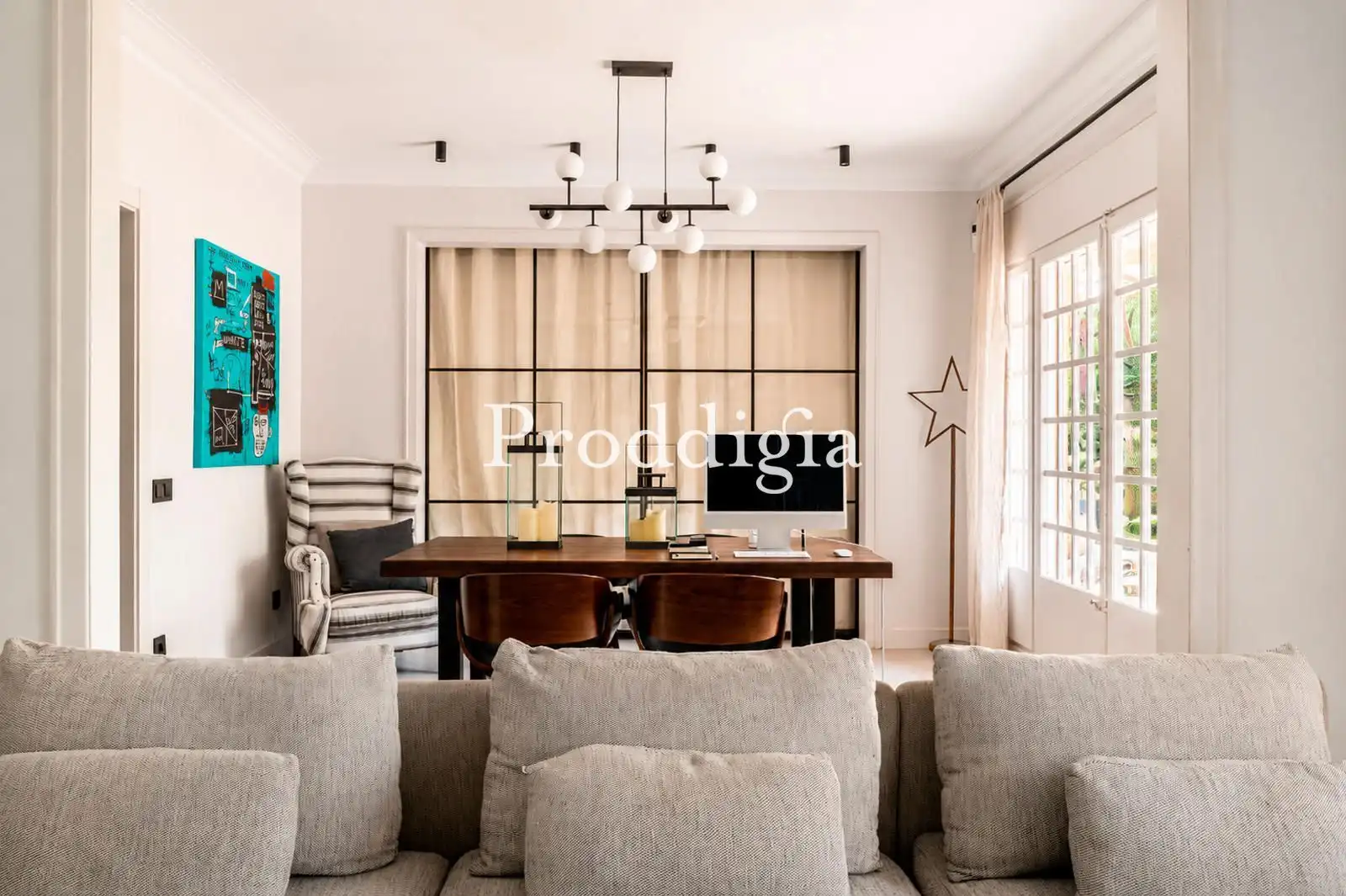 Living room of Flat for sale in Barcelona  with Air Conditioner, Heating and Terrace
