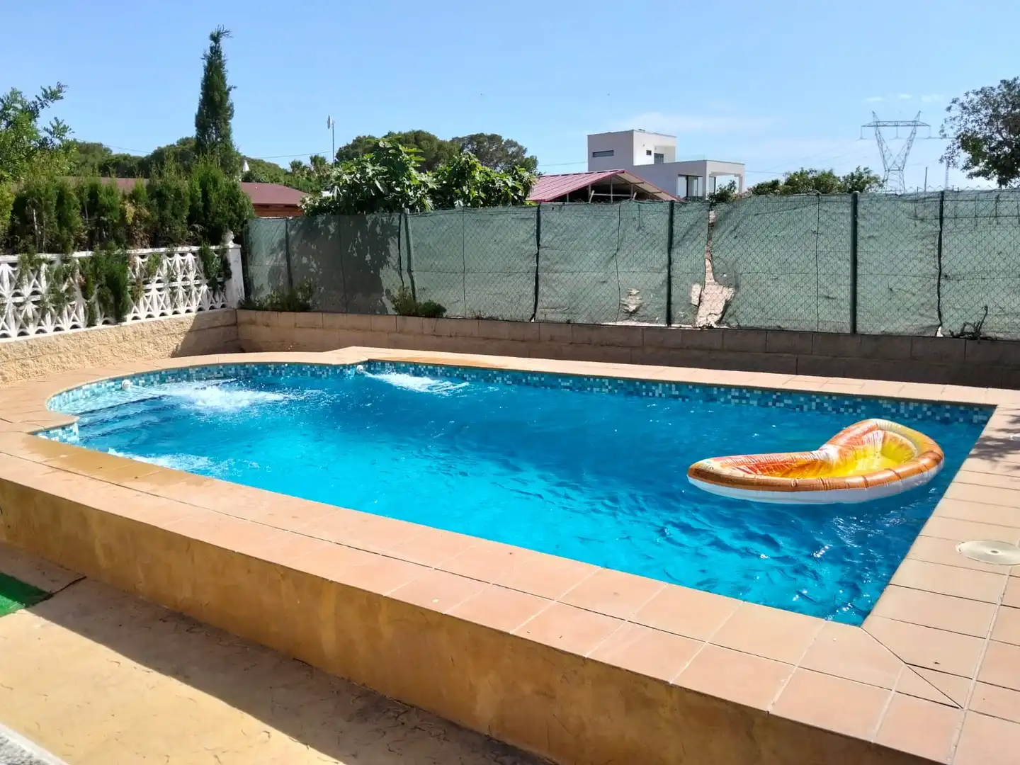 Piscina de Casa o xalet en venda en Elche / Elx amb Aire condicionat, Jardí privat i Terrassa