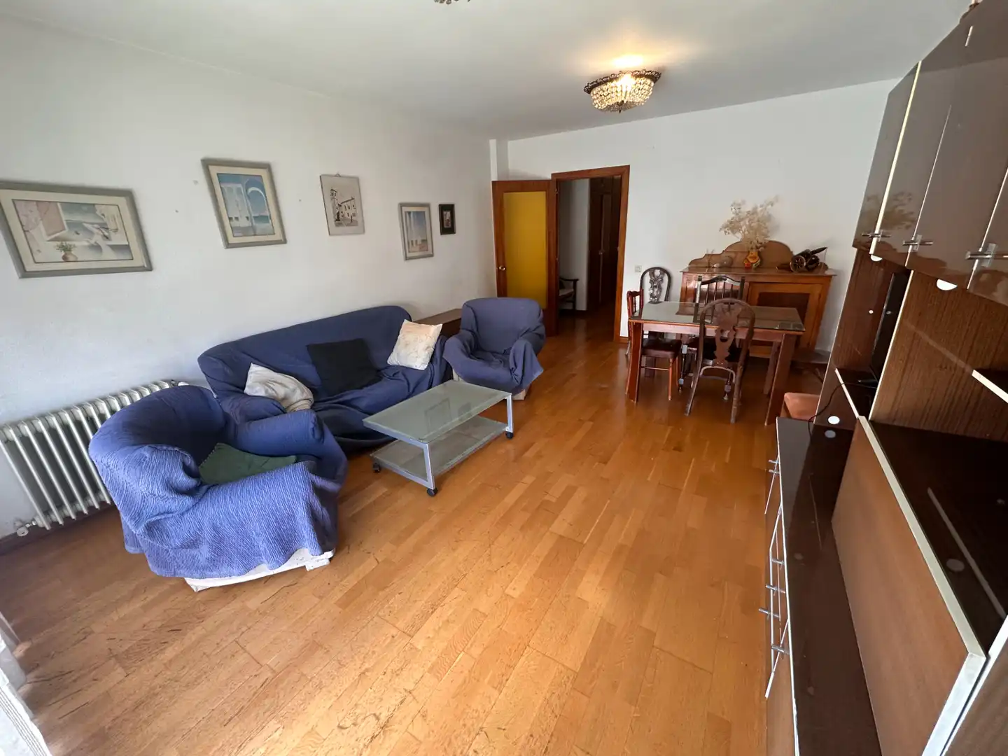 Living room of Flat for rent in Cuenca  with Heating, Terrace and Furnished