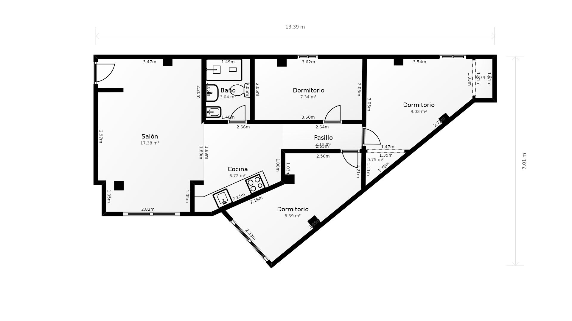 Apartament de lloguer en Getafe amb Es permeten mascotes