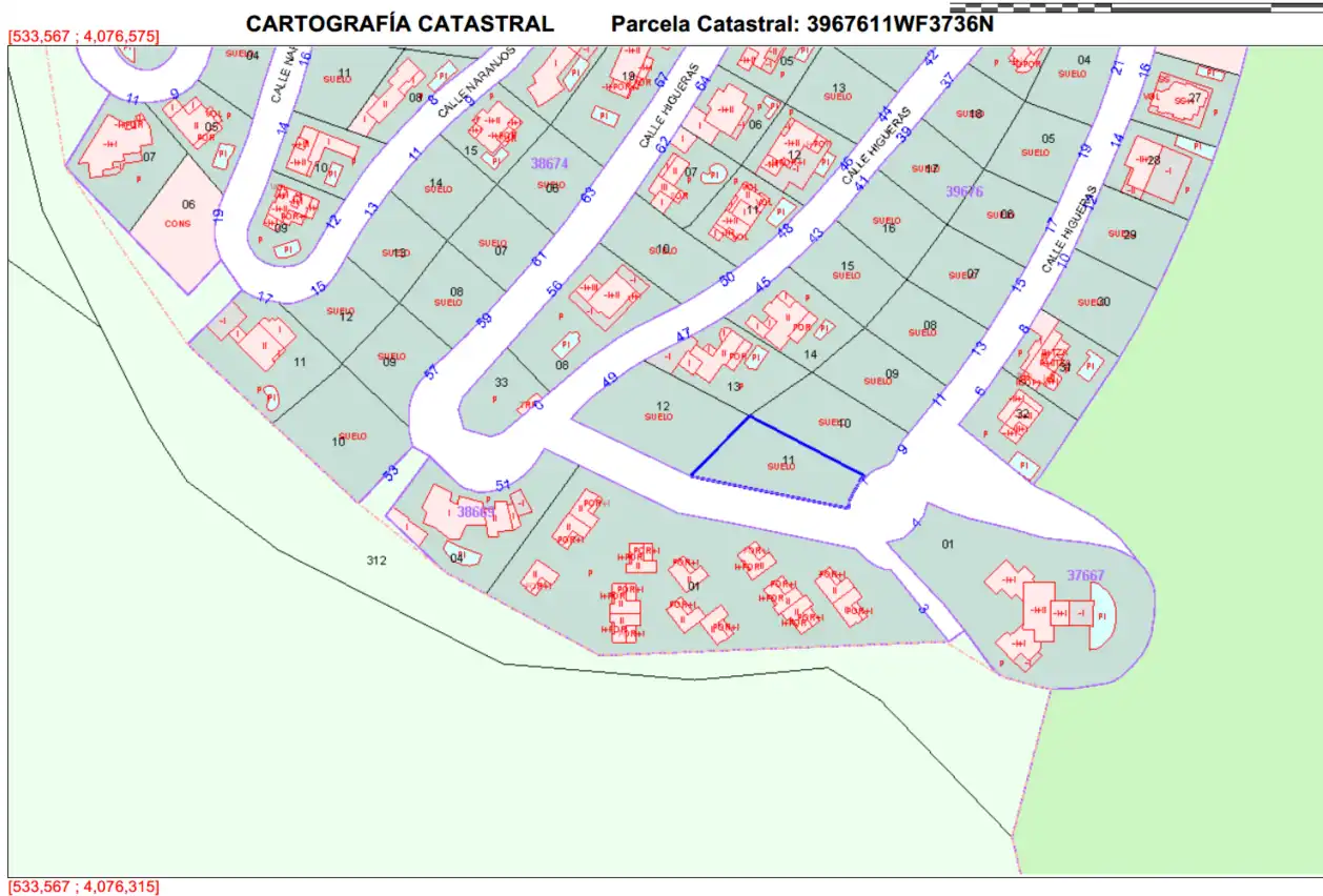 Terreno residencial en venta en Calle de las Higueras 7