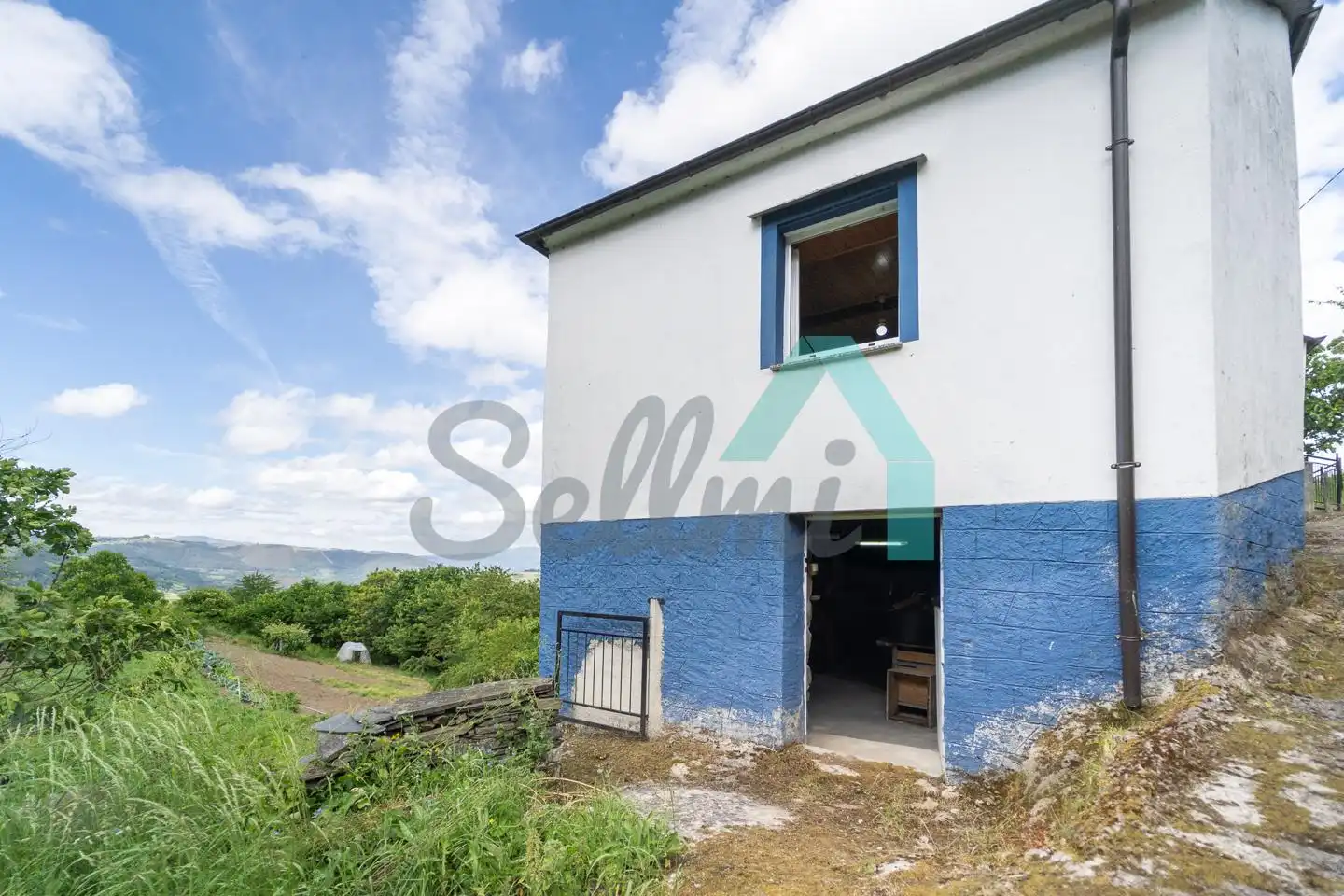 Vista exterior de Casa o chalet en venta en Grandas de Salime con Jardín privado y Parquet