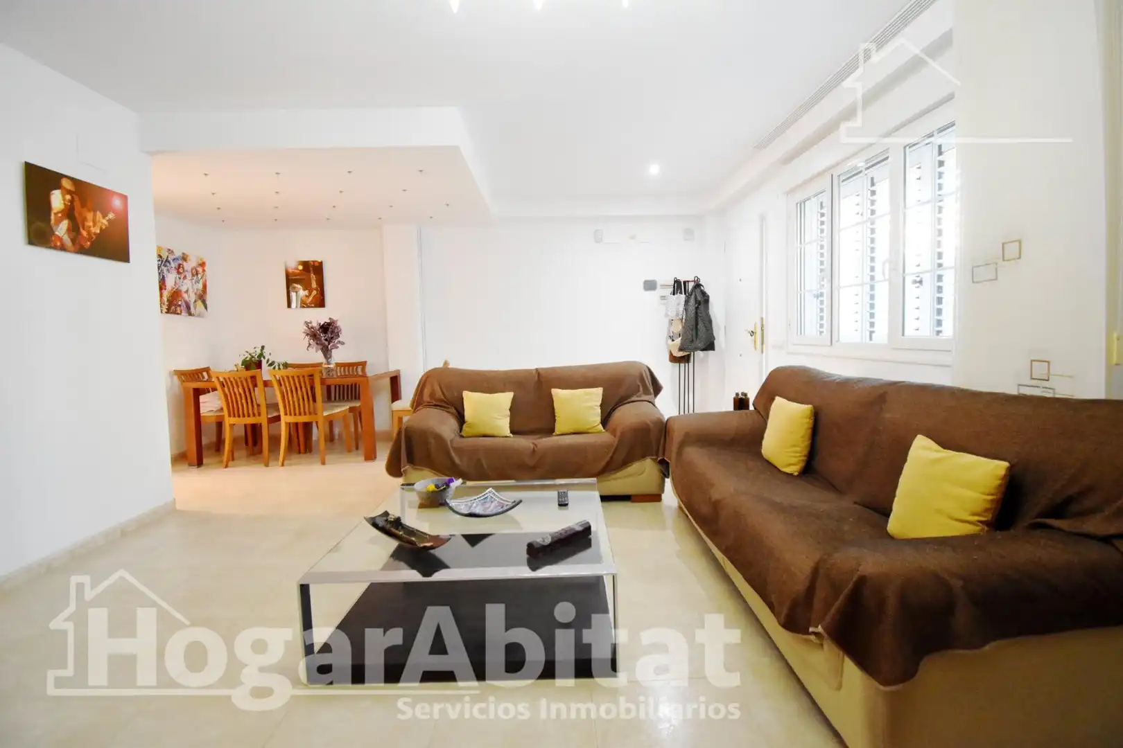 Wohnzimmer von Einfamilien-Reihenhaus zum Verkauf in Cullera mit Heizung, Terrasse und Abstellraum