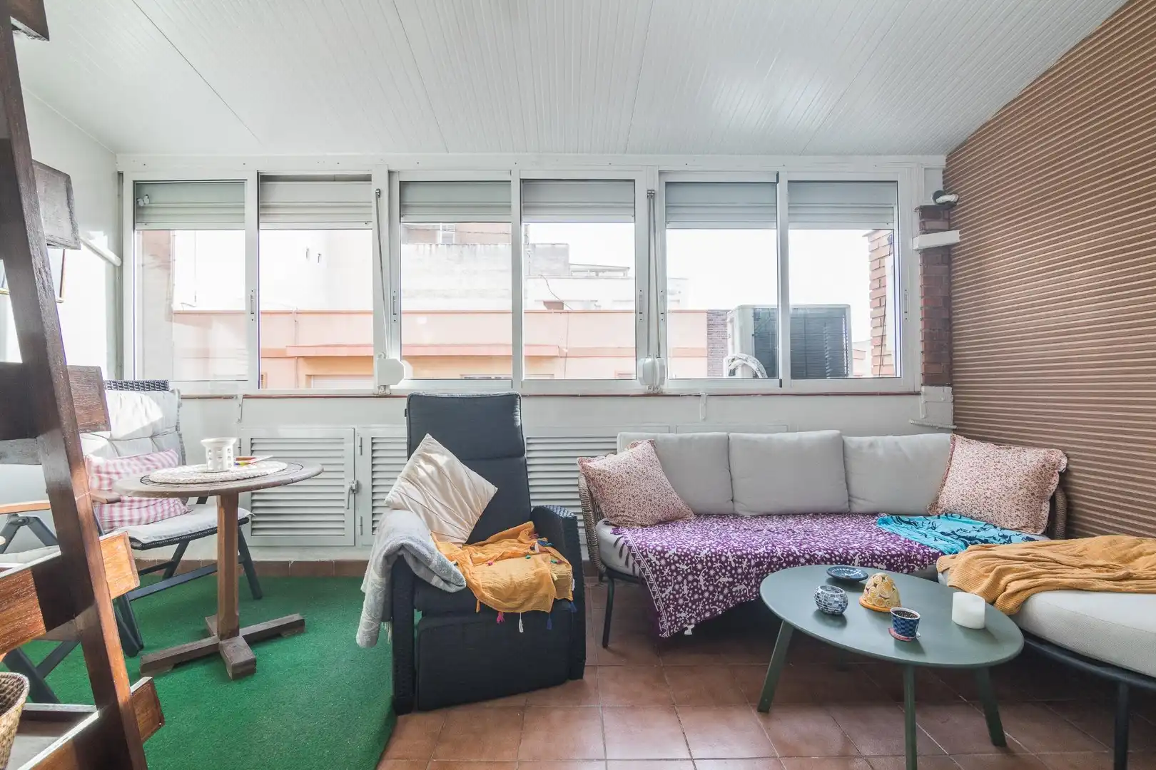 Balcony of Attic for sale in Alicante / Alacant  with Air Conditioner and Balcony