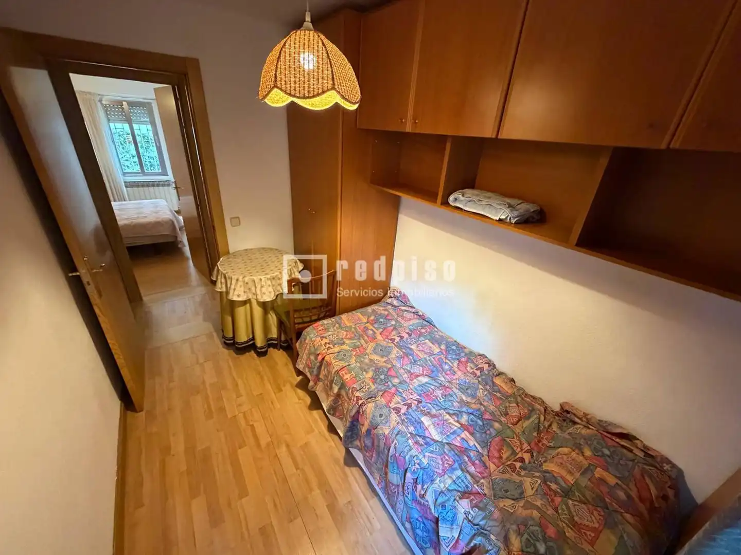 Schlafzimmer von Wohnung zur Miete in Madrid mit Heizung und Terrasse