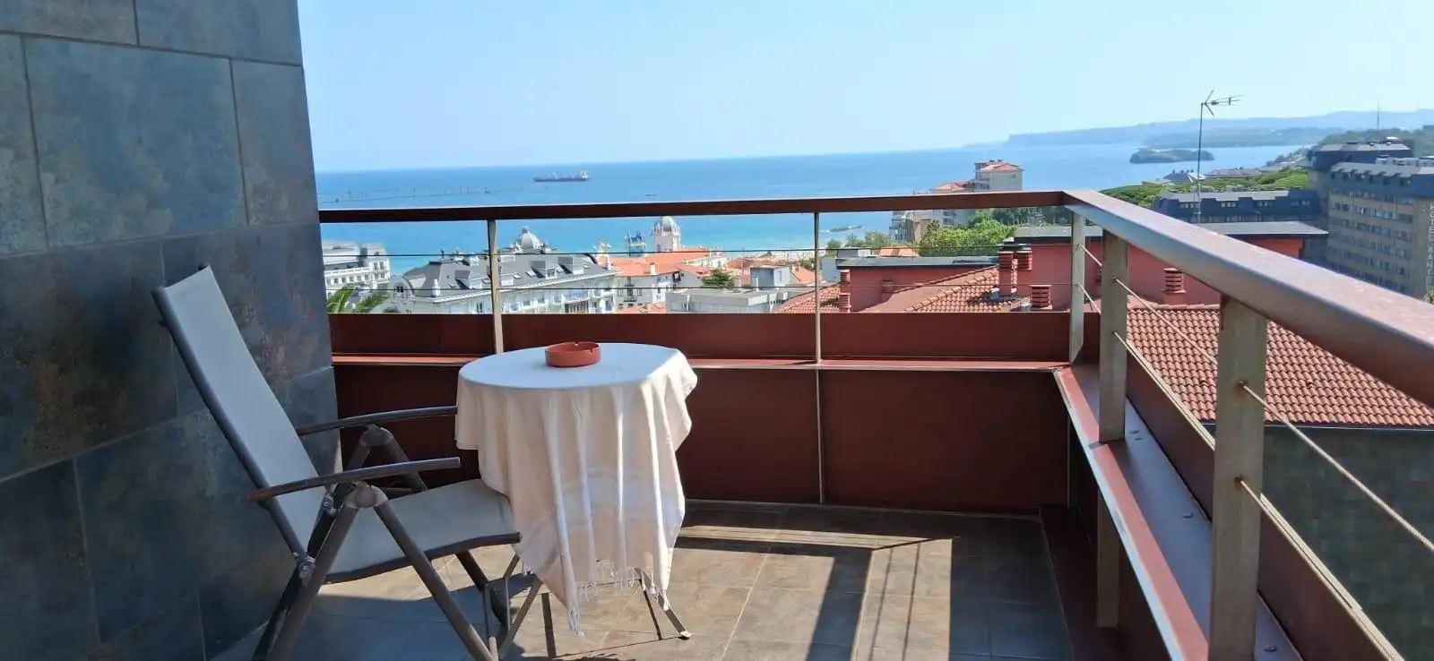 Balcony of Flat for sale in Santander  with Heating, Terrace and Storage room