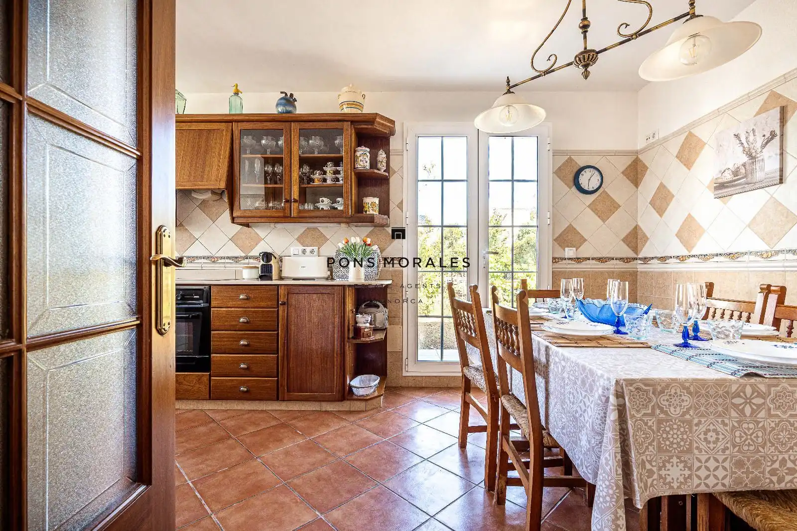 Cuina de Casa o xalet en venda en Ciutadella de Menorca amb Aire condicionat, Calefacció i Jardí privat