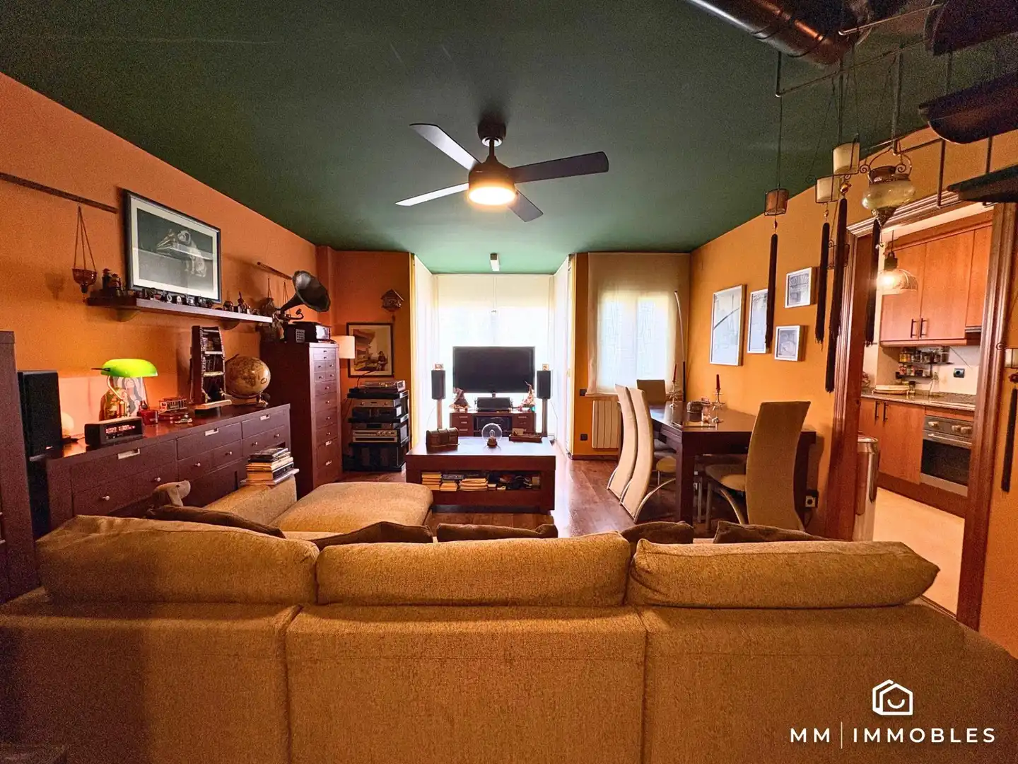 Living room of Attic for sale in Les Franqueses del Vallès  with Parquet flooring, Terrace and Balcony